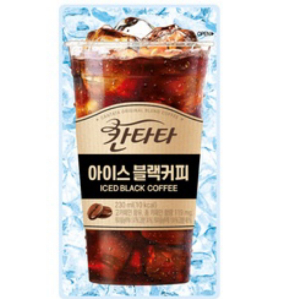 아이스 블랙커피 파우치