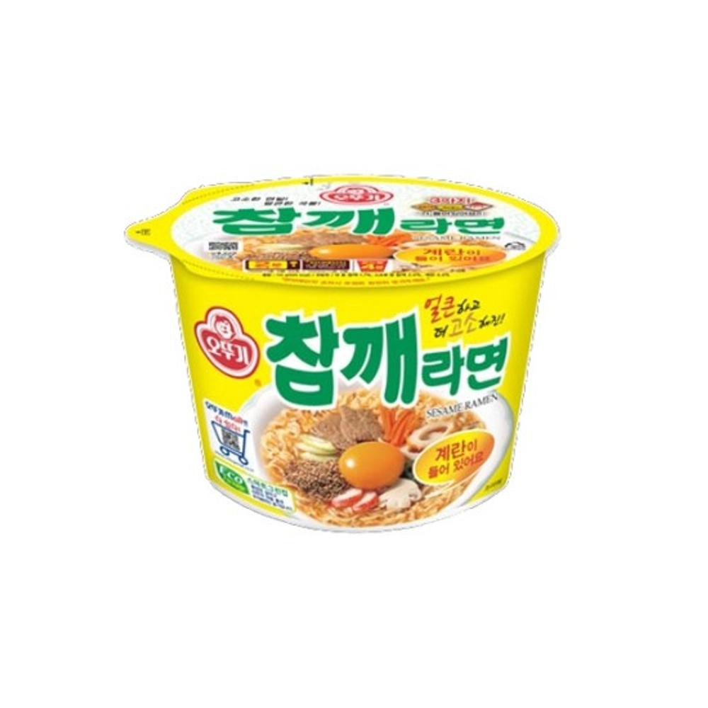 참깨라면 컵